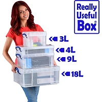 Really Useful Boxes Clear Storage Box