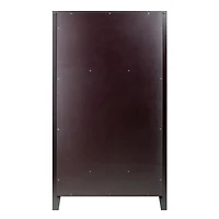 Winsome Bordeaux Wine Cabinet 25-Bottle Slot Modular in Espresso Finish - 92455