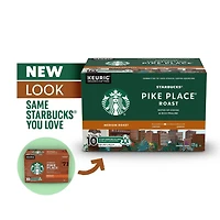 STARBUCKS® Pike Place® Roast Medium Roast Ground Coffee K-Cup® Pods 10 ct Box, 10 EA