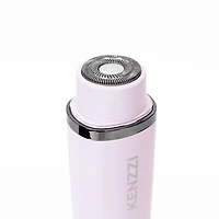 KENZZI 2-in-1 Rechargeable Body & Face Shaver, Trimmer & Circular Blade Shaver, Purple