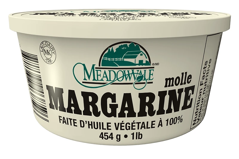 Meadowvale Soft Margarine, 454g tub, 454g