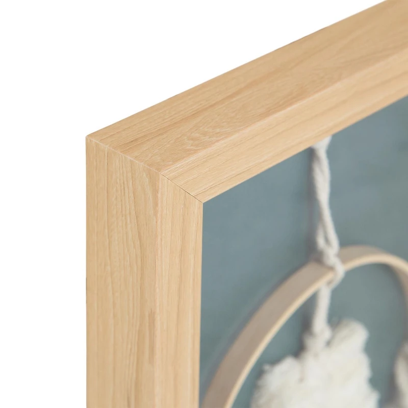 Framed Woven Art 8x10 Green