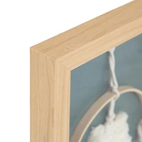 Framed Woven Art 8x10 Green