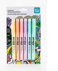 PG 6PK PASTEL HLIGHTERS