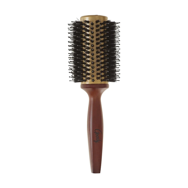 Goody Styling Essentials Smooth Blends Brosse à cheveux ronde en céramique de sanglier, 1 pièce