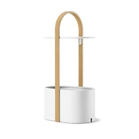 Umbra BELLWOOD - Tablette range magazines et cables blanc et bois