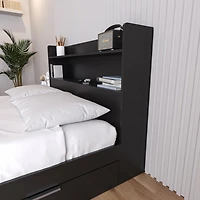 Nexera Hunter Bookcase Headboard