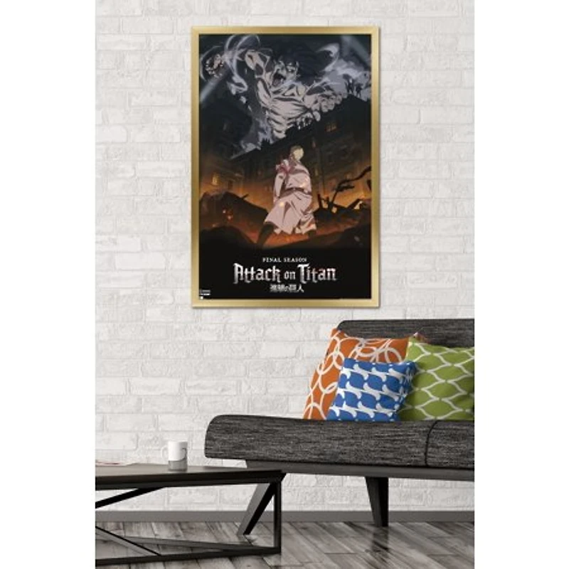 Attack on Titan: Season 4 - Key Visual 1 Wall Poster, 22.375" x 34"