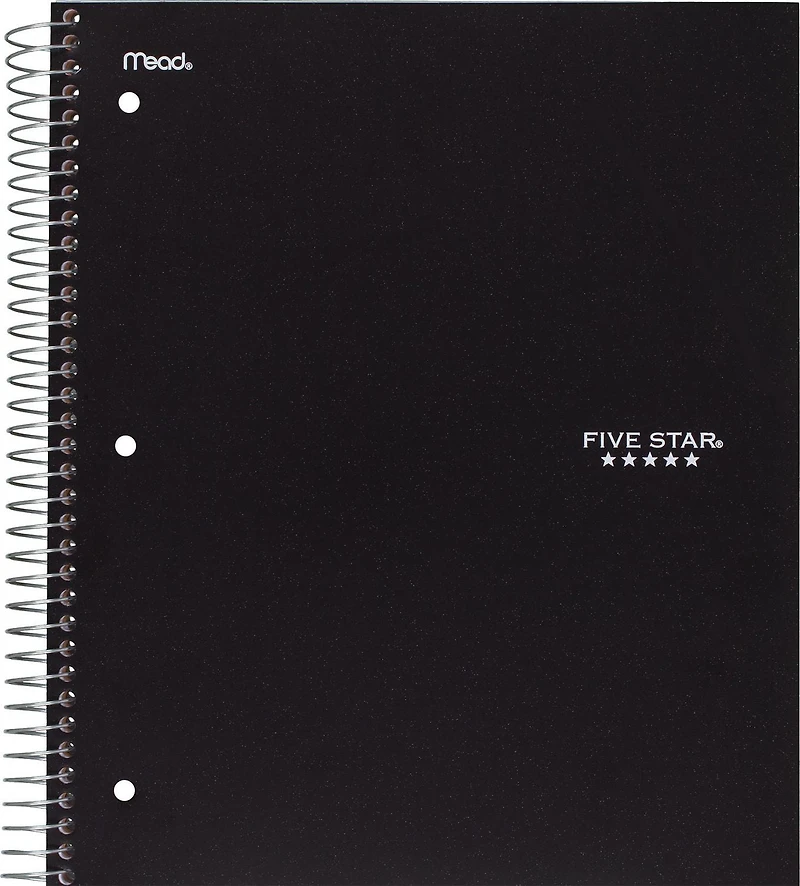 Cahier Five Star 1 Sujet 200 Pages Noir