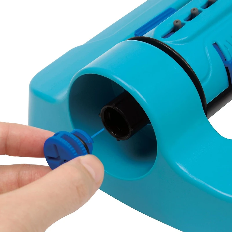 Aqua Joe Turbo Oscillating Lawn Sprinkler with 3-Way Oscillation
