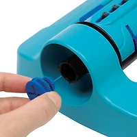 Aqua Joe Turbo Oscillating Lawn Sprinkler with 3-Way Oscillation
