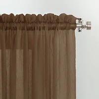 SUN TEXTILE CRUSHED ROD POCKET CURTAIN