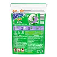 Gain Super Sized Flings Laundry Detergent Pacs, Zen, 3-in-1 Detergent Pacs with Febreze and Oxi