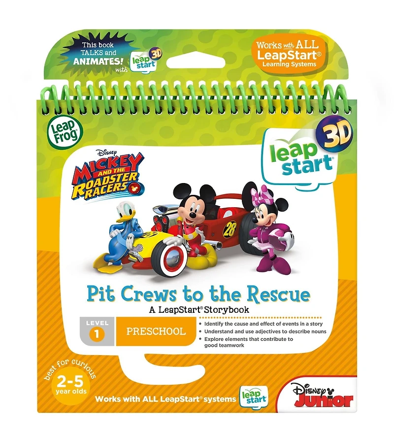 LeapFrog LeapStart 3D  Mickey And The Roadster Racers Pit Crews to The Rescue - Version anglaise