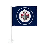 The Sports Vault Winnipeg Jets Drapeau D'Auto