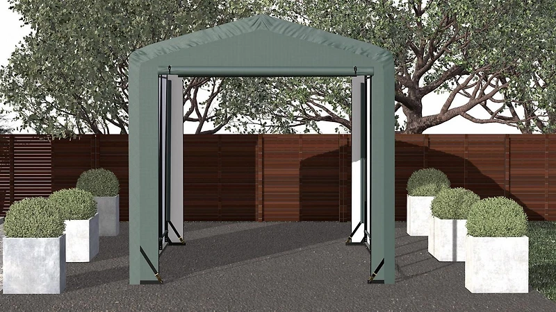 Garage ShelterTube classé vent/neige 10x18x10  Vrt