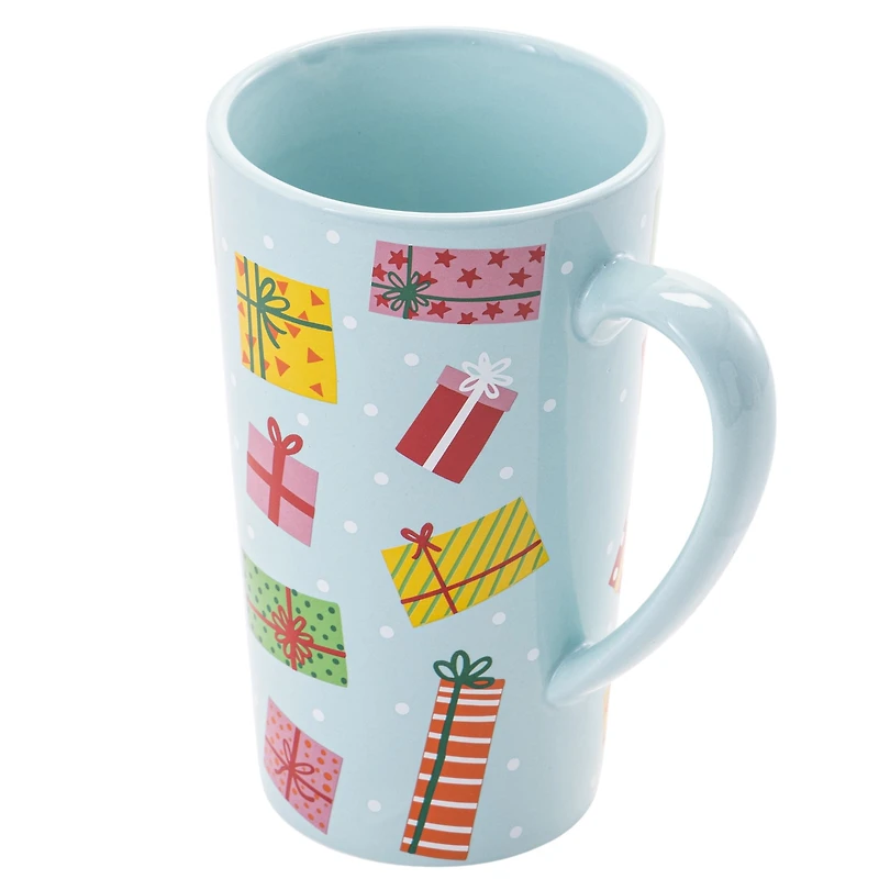 Holiday Time Decal Ceramic Mug, 17.5 oz