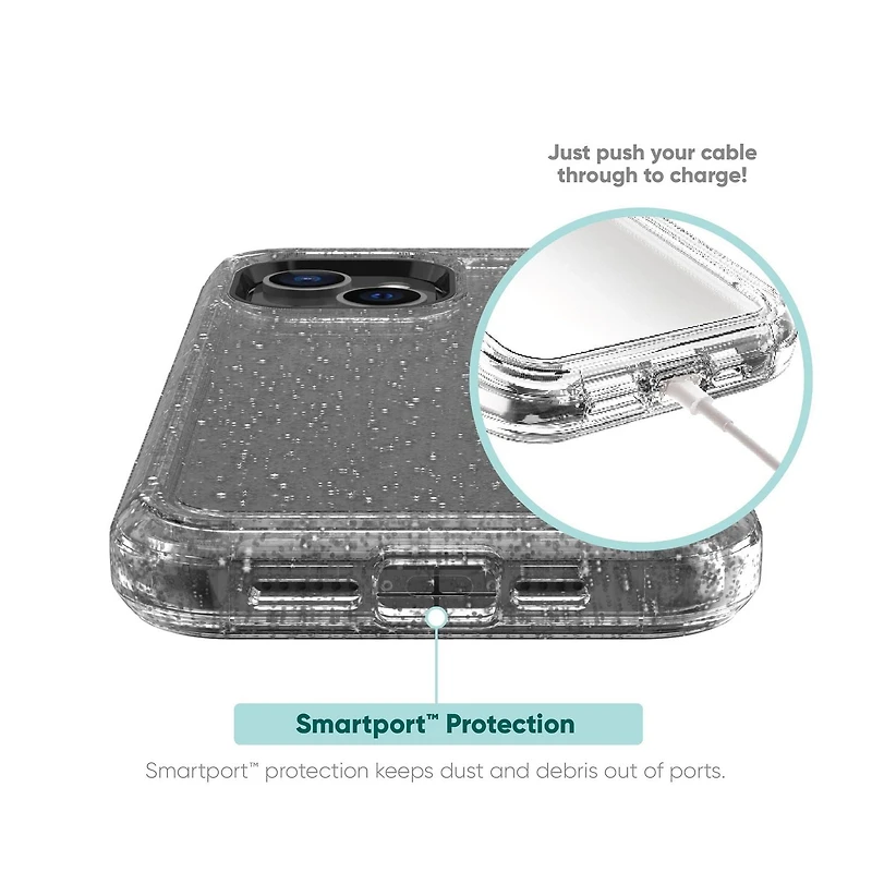 Étui robuste de Onn. pour iPhone 16e/15 /14 / 13 Antimicrobien, protection contre les chutes 6,4 m