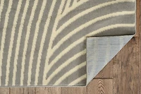 Capri Binya Light Grey & Bone 6' 5" x 9' 3" Area Rug