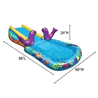 Play Day Summer Inflatables My First Water Slide 82256 Pool And Slide