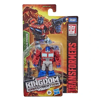 Transformers Generations War for Cybertron : Kingdom, figurine WFC-K1 Optimus Prime classe Origine, pour enfants, à partir de 8 ans, 8,5 cm