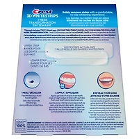 Crest 3D Whitestrips Glamorous White At-home Teeth Whitening Kit, 8 Levels Whiter, 14 Treatments