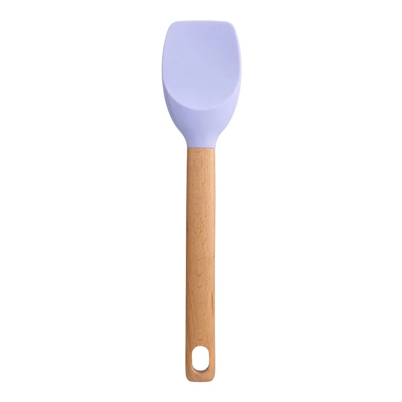Spatule-Cuillère Way to Celebrate en Silicone de 11.6”, Mauve