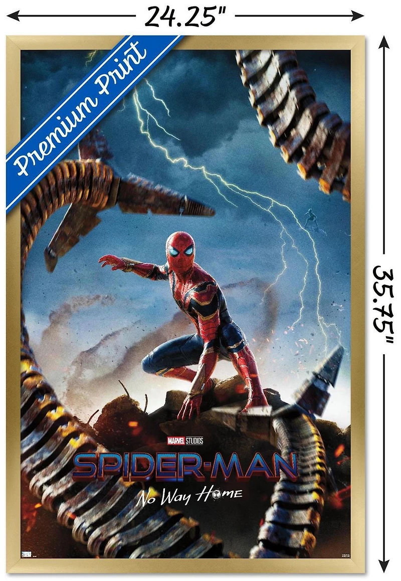 Marvel Spider-Man: No Way Home - Teaser Wall Poster, 22.375" x 34"