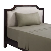 HOMETRENDS 3-Piece Vetiver Mix Flannel Sheet Set, Twin