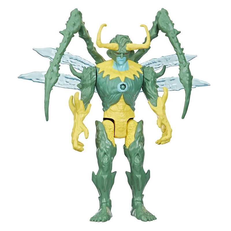 Marvel Avengers Mech Strike Monster Hunters Loki Toy, 6-Inch-Scale Deluxe Action Figure with Movable Wings, Toys for Kids Ages 4 and Up