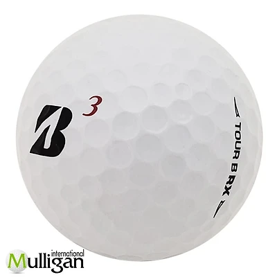 Mulligan - 96 balles de golf récupérées Bridgestone Tour B RX (B) 4A , Blanc