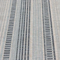 Hayweld Vanilla White and Blue Woven Area Rug