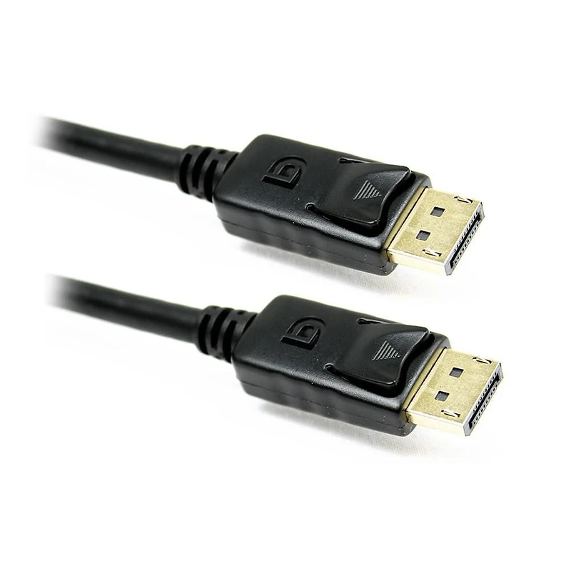 BlueDiamond Displayport 4K Cable - Ultra HD, DP 1.2 rated cable, Male to Male, 28AWG, RoHS Compliant, Black