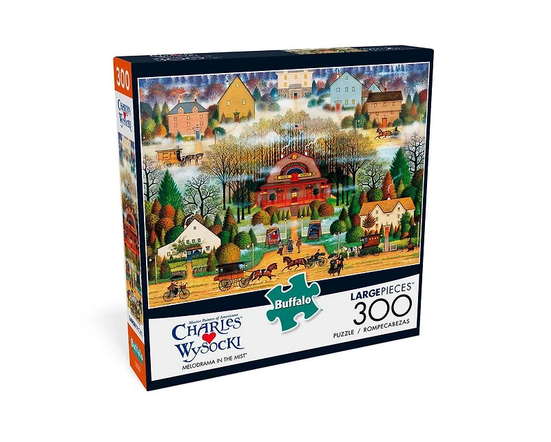 Buffalo Games - Charles Wysocki - Melodrama in the Mist - 300 Piece Jigsaw Puzzle