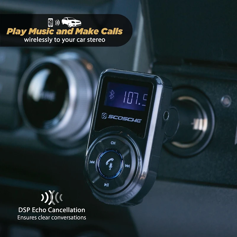 Scosche Handsfree Car Kit with FM Transmitter