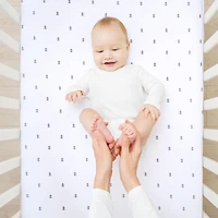 lot de 2 draps de lit de bébé, woodland