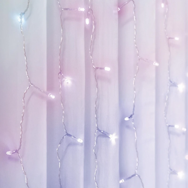 Merkury Innovations XL Curtain Lights Multicolor, Multicolor Curtain Light