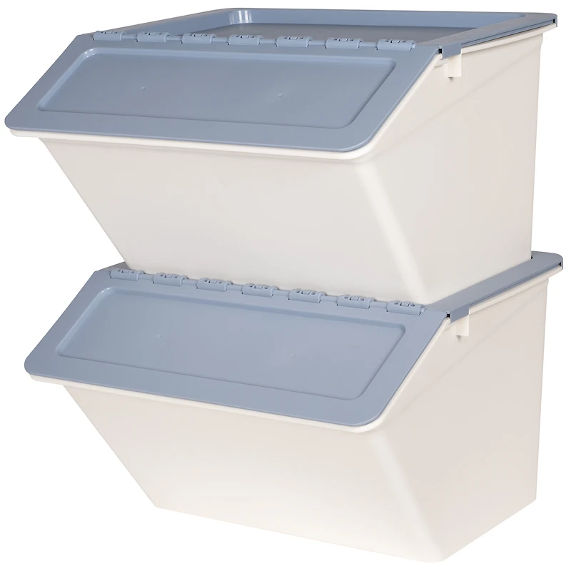 Neatfreak Kids facile d’accès grand bac empilable, Plastique BLEU