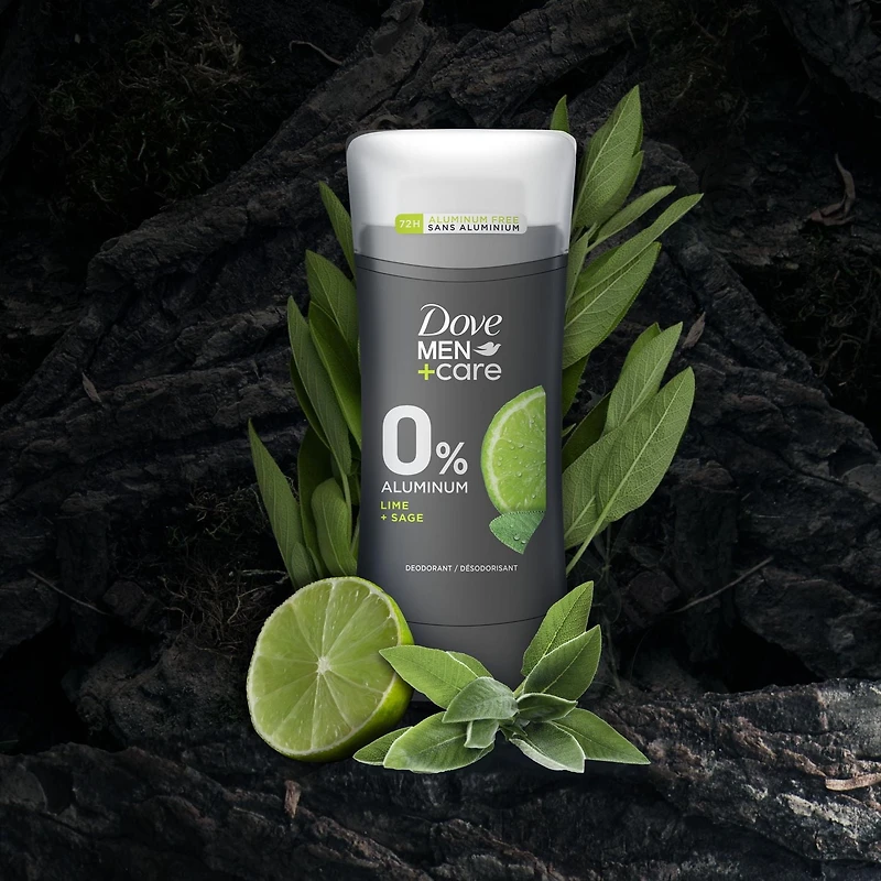 Désodorisant en bâton Dove Men+Care  Lime + Sauge 74g