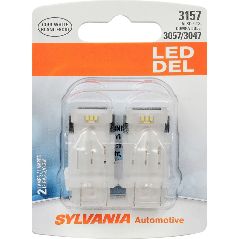 SYLVANIA 3157 mini lampe DEL BLANCHE SYL, emballage de 2 3157 mini lampe DEL BLANCHE SYL, emballage de 2