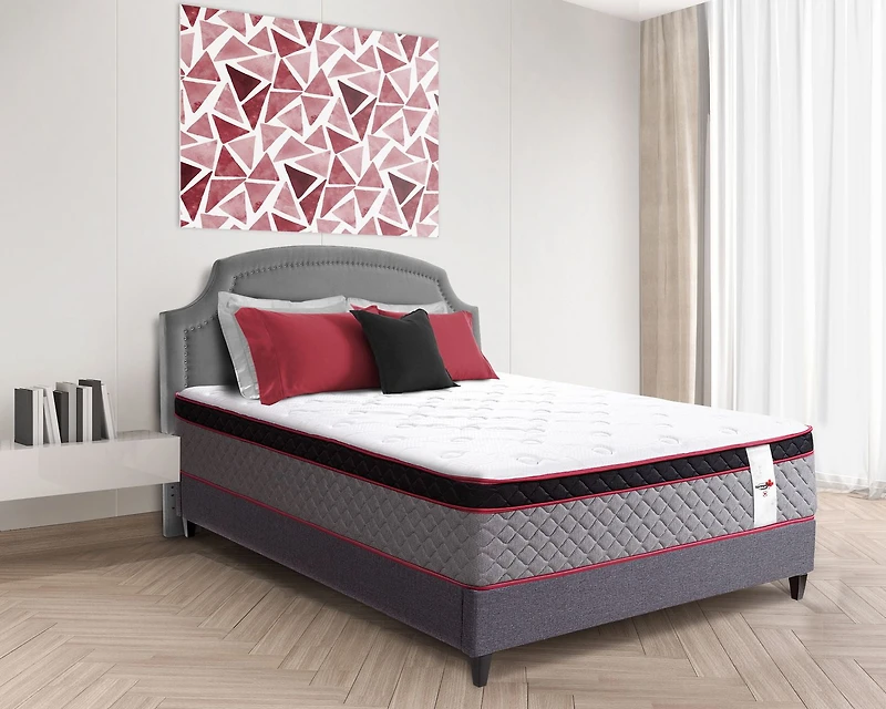 Springwall 13" PLUSH Euro Top Pocket Coil Mattress (MADE FRESH each TIME) Shipped in a box