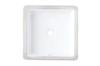 American Imaginations 16-in. W 16-in. D CUPC Certified Square Bathroom Undermount Sink In White Color AI-27746