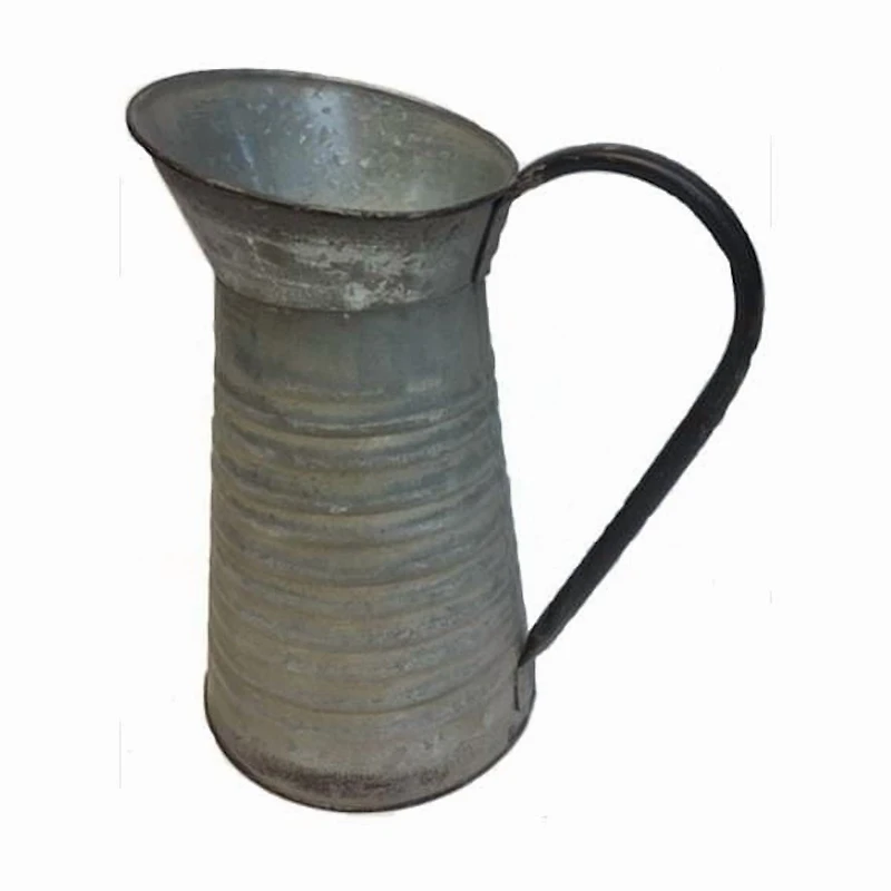 GALVENIZED METAL PITCHER