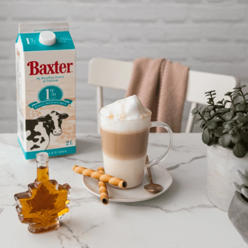Baxter 1% Partly Skimmed Milk, 4L