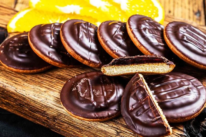 Jaffa Biscuit Cakes Orange Flavor 150 G, Chocolate Orange Biscuit