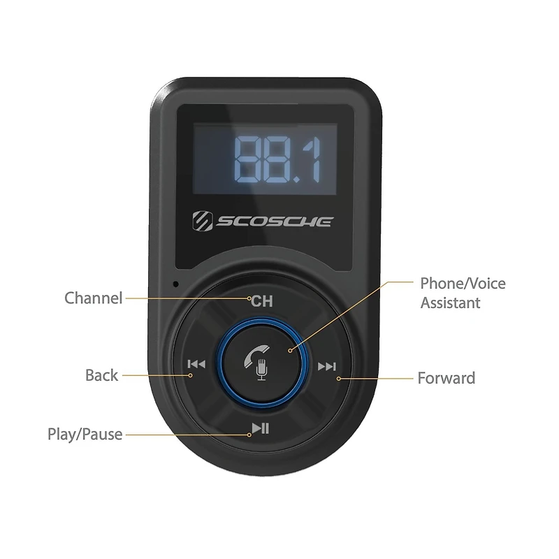 Scosche Handsfree Car Kit with FM Transmitter