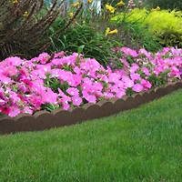 EzBorder Scallop Garden Border 2" Thick in Earth Colour - 2 Pack