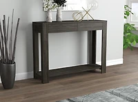 Safdie & Co. Console Table 40" Grey With 2 Drawers