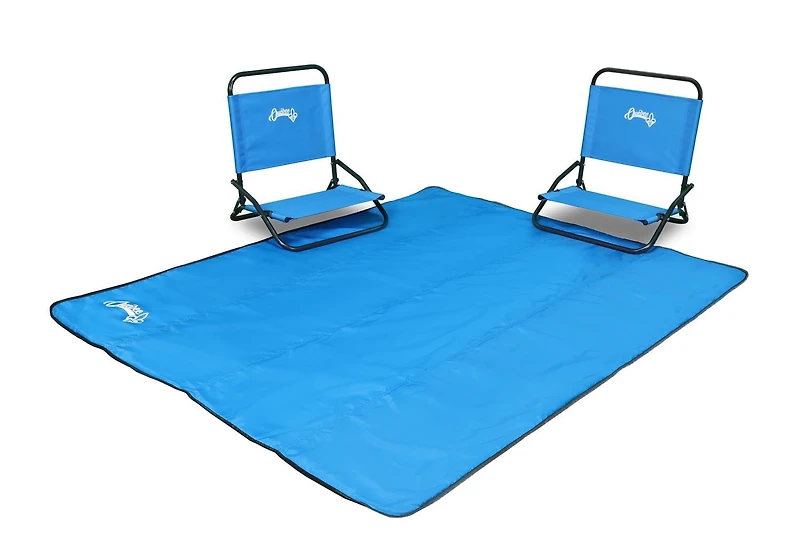 Combo de chaises et couverture Ozark Trail, Polyester Ensemble de 2 chaises et d’une couverture