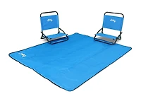 Combo de chaises et couverture Ozark Trail, Polyester Ensemble de 2 chaises et d’une couverture